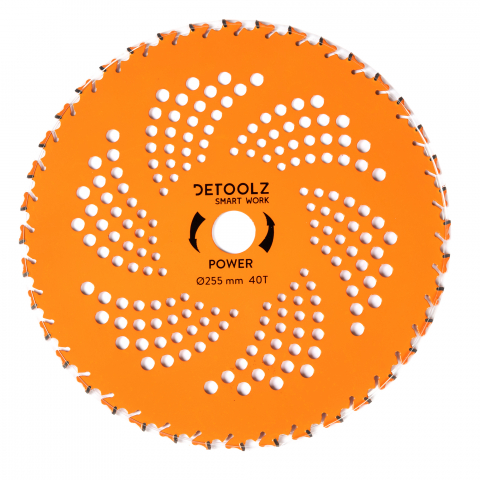 Accesorii motocoase si trimmere - Disc motocositoare 40T Vidia, 255 x 25.4 x 2 mm, Power