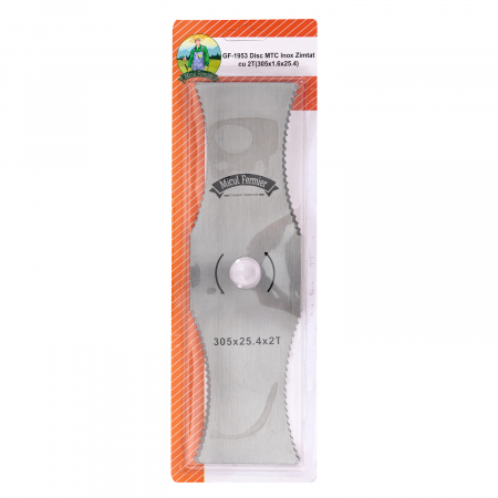 Curte, gradina, microferme - Disc MTC Inox Zimtat cu 2T 305x1.6x25.4