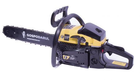 Ferastraie cu lant - Drujba benzina Gospodarul Profesionist GP-52, 3.1 CP, 52 CC, model 2021