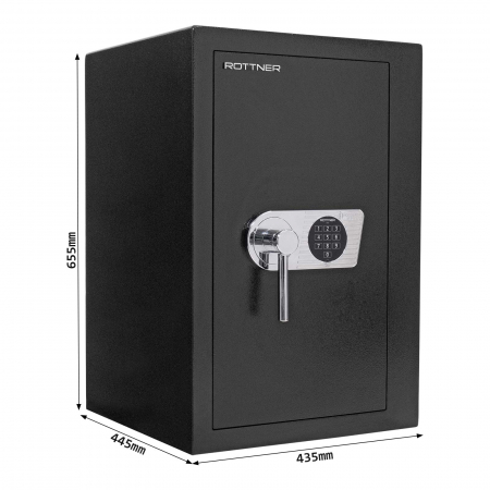 Dulap de Arme Certificat Antiefracţie Rottner KWT-65 EN-1 Închidere Electronică Antracit [3]