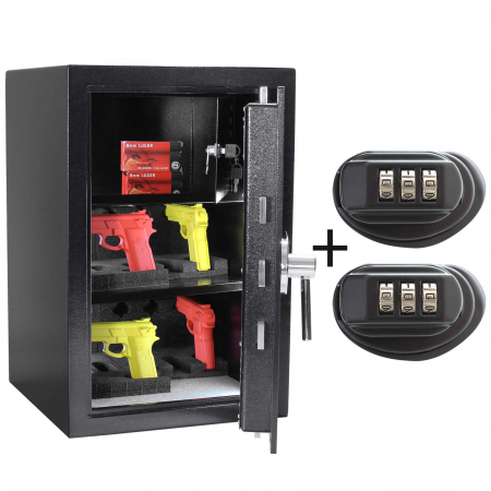 Dulapuri/seifuri pentru arme si munitie - Dulap de Arme Certificat Antiefracţie Rottner KWT-65 EN-1 Închidere Electronică Antracit
