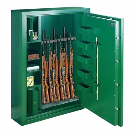 Dulapuri/seifuri pentru arme si munitie - Dulap de Arme și Muniție Rottner Sport N6 EN0 Premium Închidere Electronică Verde