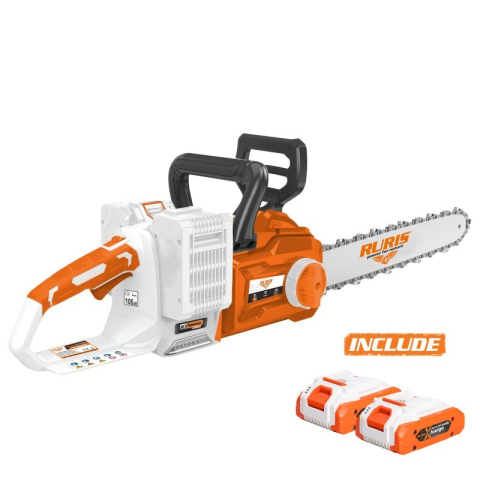 Curte, gradina, microferme - Electroferastrau pe acumulator RURIS 2744e Power Alfa UP, sina 400 mm (contine 2 acumulatori 2400e X-CHARGE)