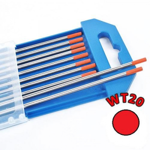 Electrozi si sarma pentru sudura - Electrozi wolfram WT20 (rosu) d=3.2 mm