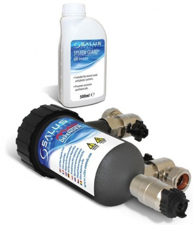 Diverse accesorii - Filtru anti-magnetita Salus MD34A Mag Defender + lichid inhibitor, pentru rugina si magnetita