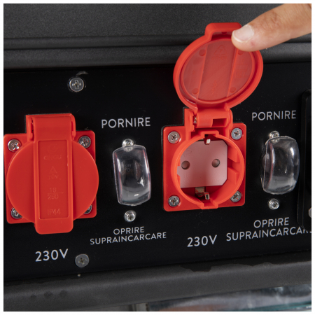 Generator benzina Detoolz DZ-C288 13CP 5.5KW, pornire electrica [9]
