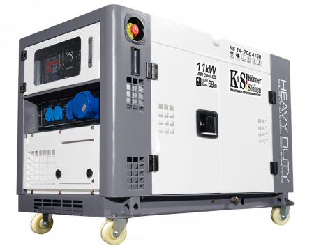 Generator de curent diesel Konner & Sohnen KS 14-2DE ATSR, 11kW, Diesel, monofazat, 21CP, insonorizat [2]