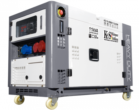 Generator de curent diesel Konner & Sohnen KS 13-2DEW 1/3 ATSR, 11.25kWA, monofazat/trifazat, Diesel, 18CP, insonorizat [2]
