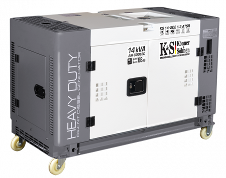 Generator de curent diesel Konner & Sohnen KS 14-2DE 1/3 ATSR, 14kW, Diesel, monofazat/trifazat, 21CP, insonorizat [1]