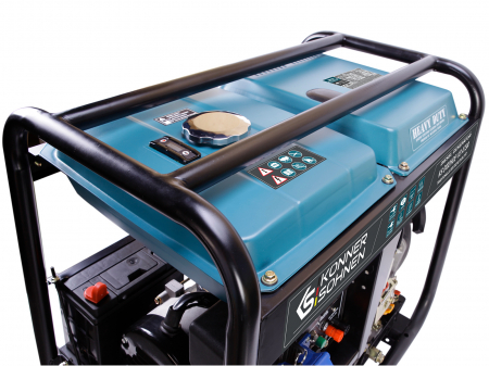 Generator de curent diesel Konner & Sohnen KS 8100HDE-1/3 ATSR, 6.5kW, Diesel Euro 5, monofazat/trifazat, VTS, AVR, 14CP [6]