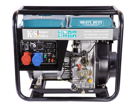 Generatoare de uz general - Generator de curent diesel Konner & Sohnen KS 8102HDE-1/3 ATSR, 6.5kW, Diesel Euro 2, monofazat/trifazat, VTS, AVR, 14CP