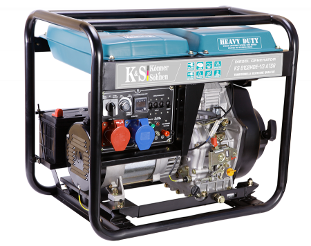 Generator de curent diesel Konner & Sohnen KS 8102HDE-1/3 ATSR, 6.5kW, Diesel Euro 2, monofazat/trifazat, VTS, AVR, 14CP [3]