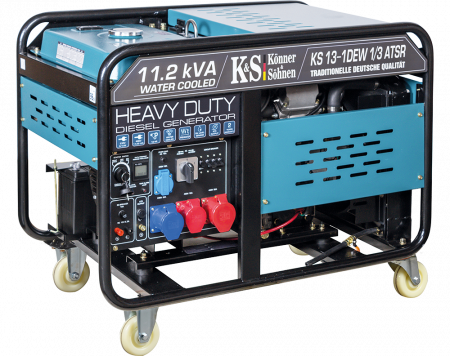 Generator de curent diesel Konner & Sohnen KS 13-1DEW 1/3 ATSR, 11.25kWA, Diesel, monofazat/trifazat, 18CP, ATSR [2]
