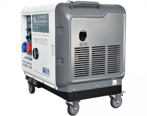Generator de curent diesel Konner & Sohnen KS 9300DE-1/3 ATSR SUPER SILENT, 230/400V, max. 7.5kW, motor Diesel 18CP, insonorizat, EURO 5 [3]