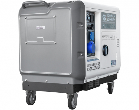 Generator de curent diesel Konner & Sohnen KS 9300DE ATSR SUPER SILENT, 230, max. 7.5kW, motor Diesel 18CP, insonorizat, EURO 5 [7]