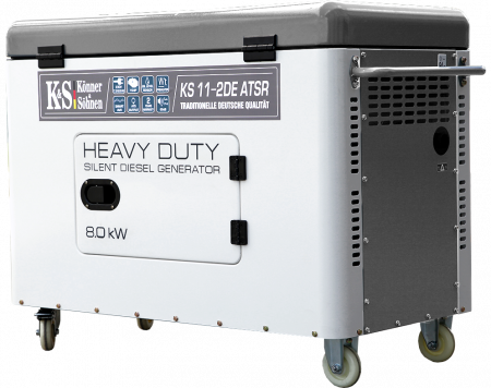 Generator de curent diesel Konner & Sohnen KS 11-2DE ATSR, 8kW, Diesel, monofazat, insonorizat, 15CP [2]