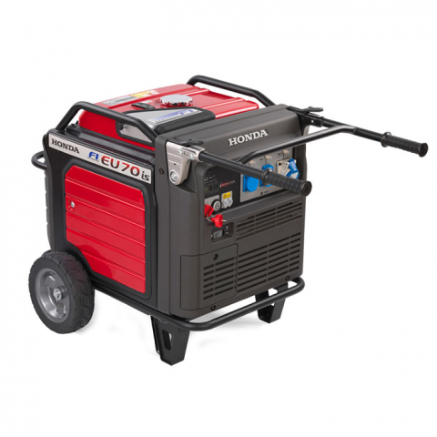 Generatoare digitale - Generator de curent HONDA EU70iS GWT, 7000W, monofazat, tip Inverter, motor benzina Honda GX390