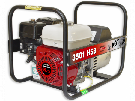 Generatoare de uz general - Generator de curent monofazat Honda AGT 3501 HSB SE, motor GX200