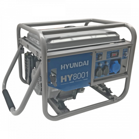 Generator de curent monofazic 7,5 kW HYUNDAI HY8001 + kit de roti [1]