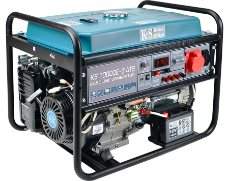 Generator de curent pe benzina Konner & Sohnen KS 10000E-3 ATS, 8.0 kW, benzina, 18 CP, trifazat, AVR, bobinaj cupru, pornire electrica, automatizare inclusa [5]