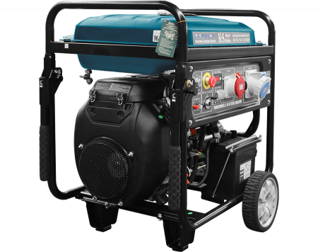 Generator de curent pe benzina Konner & Sohnen KS 15-1E 1/3 ATSR, 15.6 kVA, benzina, 22 CP, monofazat / trifazat, AVR, bobinaj cupru, pornire electrica, ideal pentru drone agricole [1]