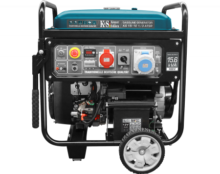 Generatoare de uz general - Generator de curent pe benzina Konner & Sohnen KS 15-1E 1/3 ATSR, 15.6 kVA, benzina, 22 CP, monofazat / trifazat, AVR, bobinaj cupru, pornire electrica, ideal pentru drone agricole