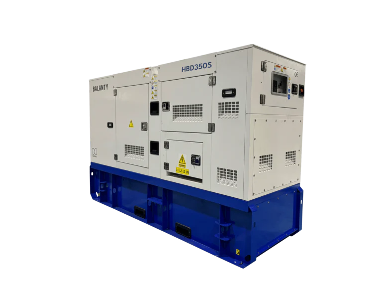 Generator de curent trifazat cu motor diesel Balanty by Hyundai HBD352S, 1500 RPM, insonorizat, rezervor 520 L, 282 kw, 350 KVA [1]