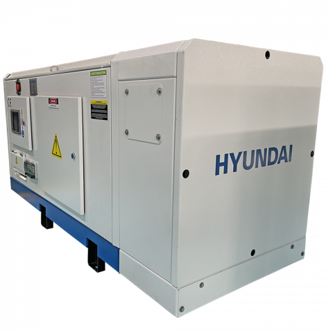 Generator de curent trifazat cu motor diesel HYUNDAI DHY15L 17 KVA max. [2]