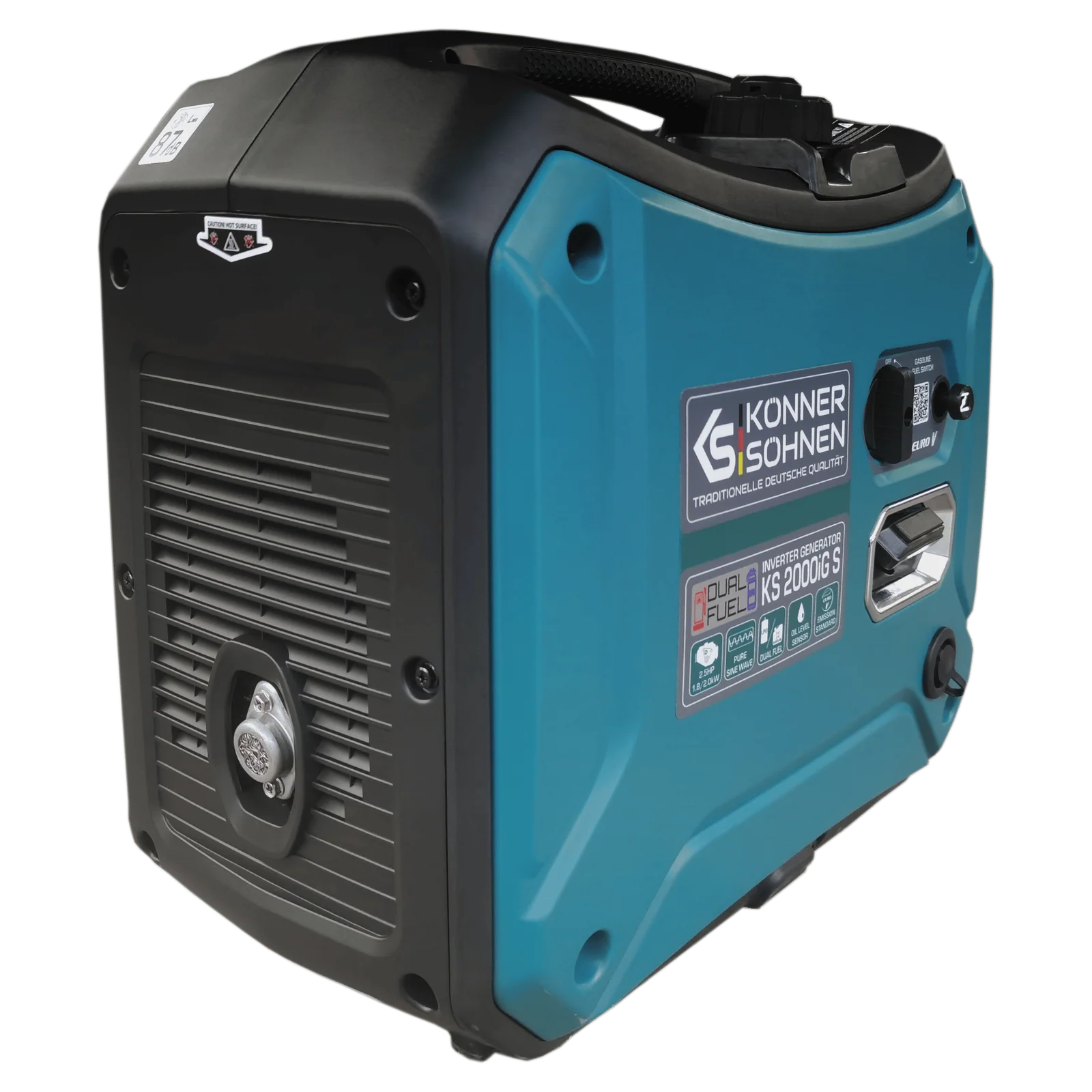 Generator digital monofazat Konner & Sohnen KS 2000iG S, 2 kW, benzina/GPL, 2.5CP, silentios [4]