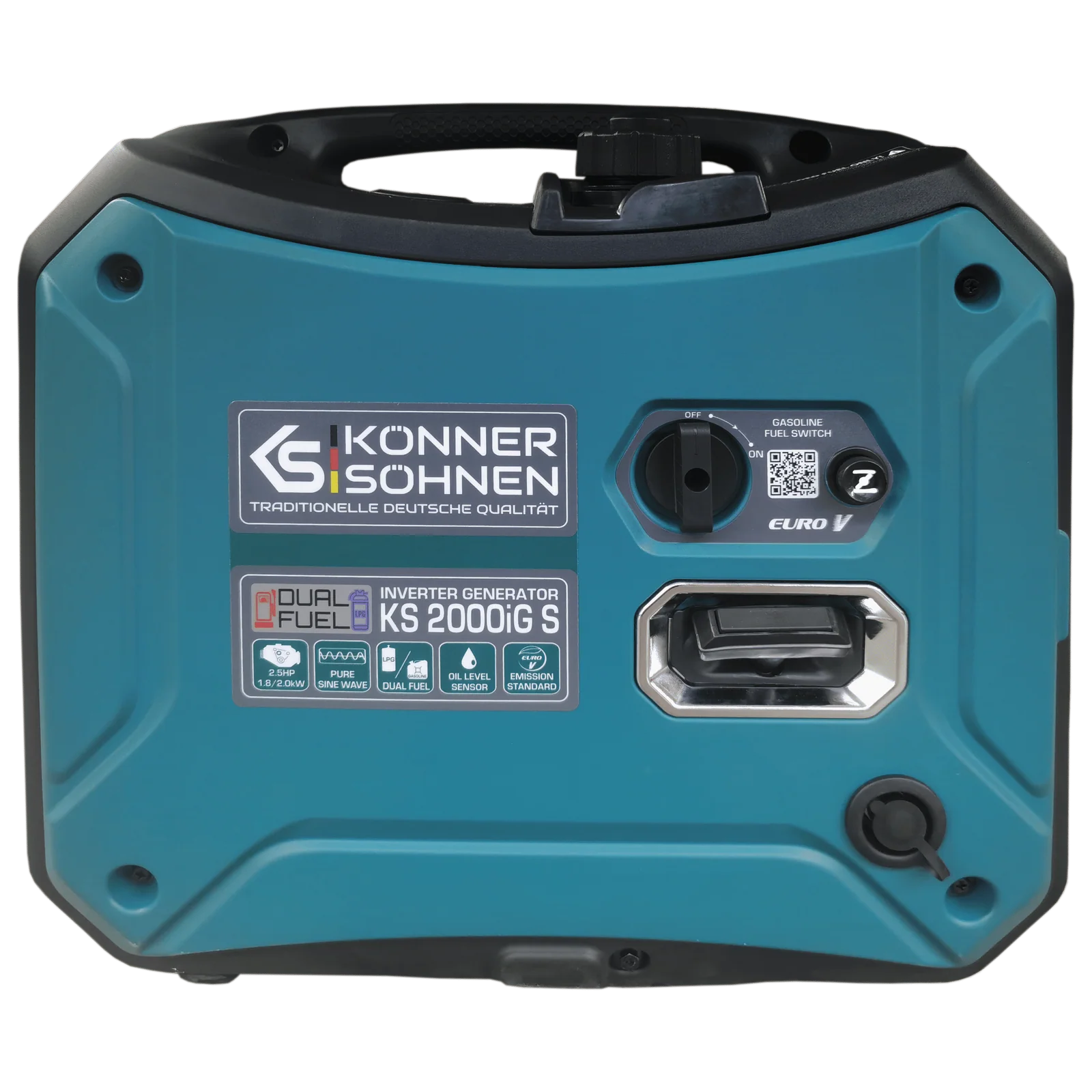 Generator digital monofazat Konner & Sohnen KS 2000iG S, 2 kW, benzina/GPL, 2.5CP, silentios [3]