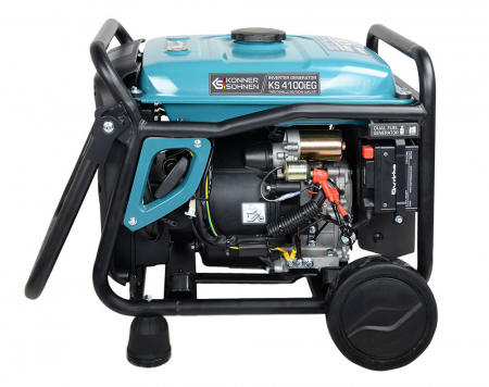 Generator hibrid inverter Konner & Sohnen KS 4100iEG, 4.0 kW, 7.5 cp, gaz/benzina, pornire electrica, motor EURO 5, bobinaj cupru [6]