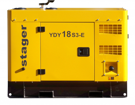 Generator insonorizat Stager YDY18S3, 1158000018S3 18kVA, 23A, 1500rpm, trifazat, diesel [2]