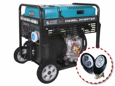 Generatoare digitale - Generator inverter diesel Koenner & Soehnen KS 9500iDЕ ATSR , 10 kw, pornire electrica, telecomanda