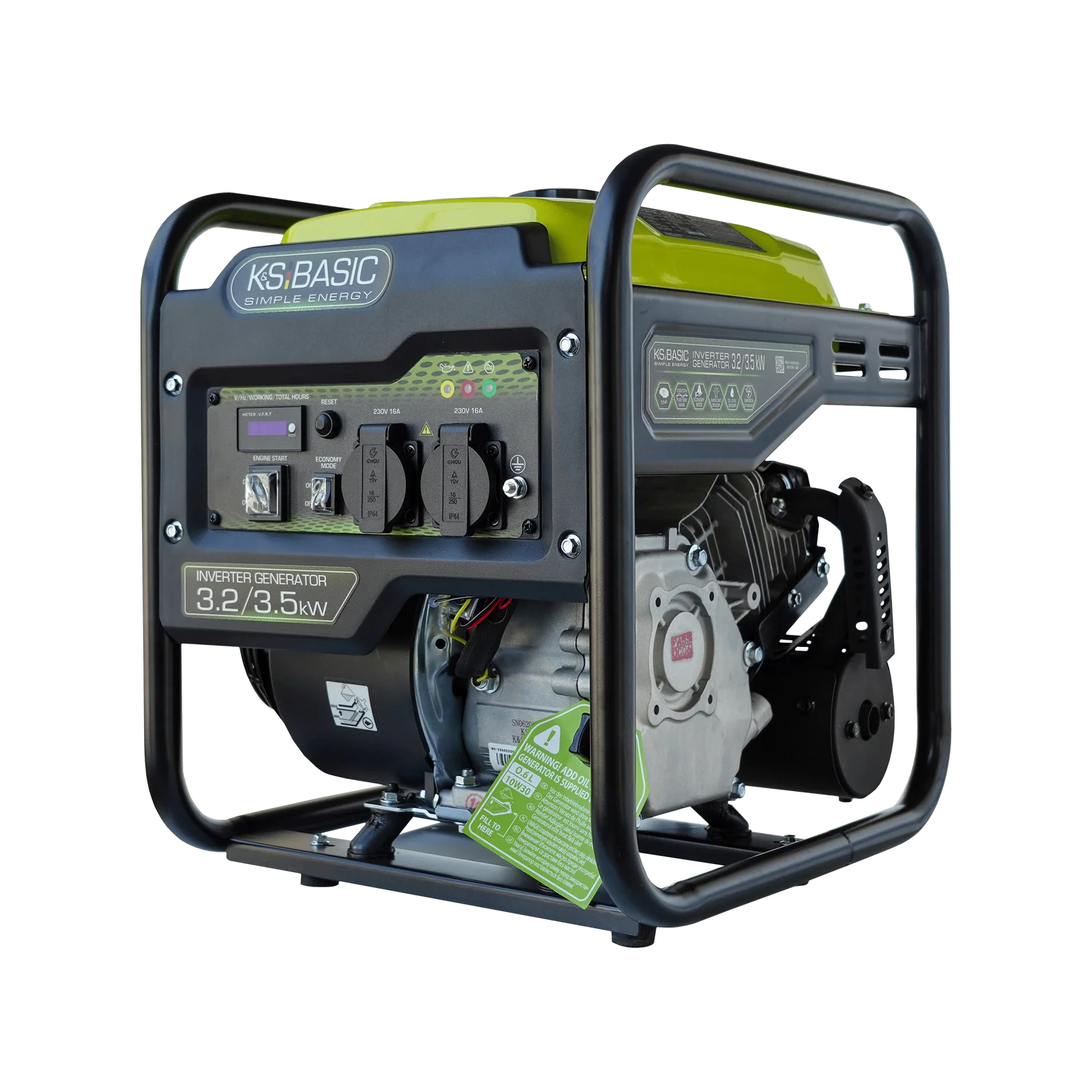 Generatoare digitale - Generator inverter Konner & Sohnen KSB 35i, 3.5 kW, 5.5 cp, benzina