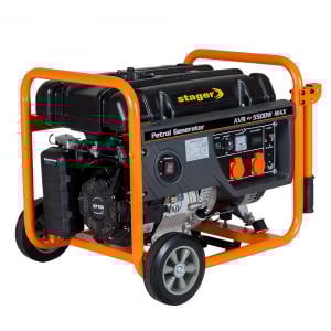 Generatoare de uz general - Generator open frame benzina Stager GG 6300W