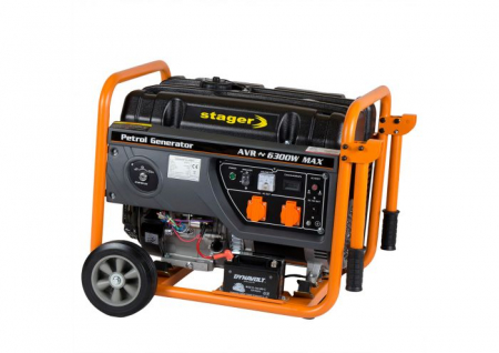 Generator Stager GG 7300EW 4500017300  open-frame 5.8kW, monofazat, benzina, pornire electrica [6]