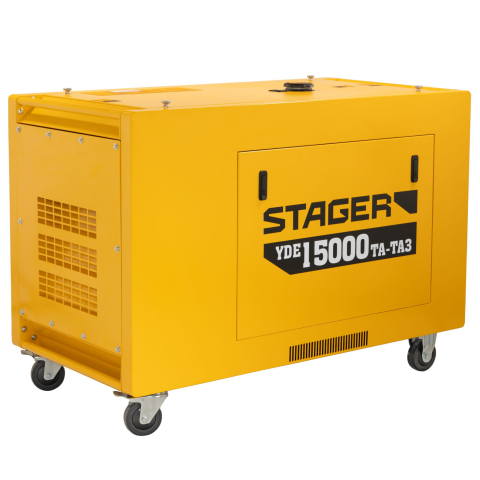 Generator profesional diesel Stager YDE15000TA-TA3, 11.5 kW, 230-400V, insonorizat, pornire electrica [1]