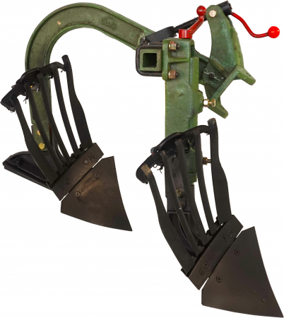 ILS-220C - Plug dublu pentru tractor, un bolt, 15cm [1]
