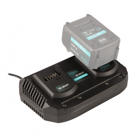 Echipamente platforma cu acumulator unic Detoolz FLEXI POWER - Incarcator Detoolz DZ-SE207 2 acumulatori 18V incarcare 3.5A/ora