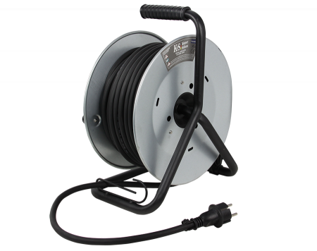 Prelungitor cu tambur KS CRM-30M Konner & Sohnen, 3600 W, 30 metri, stecher 1 x 16А / 230V, prize 4 x 16А / 230V, cablu 3*2.5 mm din cupru, tambur din metal [4]