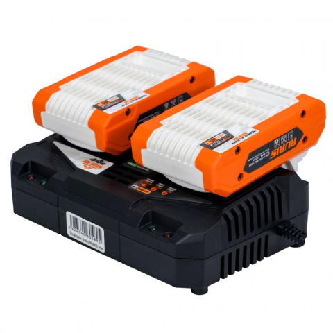 Scule electrice si unelte - Kit 2 acumulatori + Încărcător dublu RURIS Alfa UP 4444e 20V, 2x4Ah