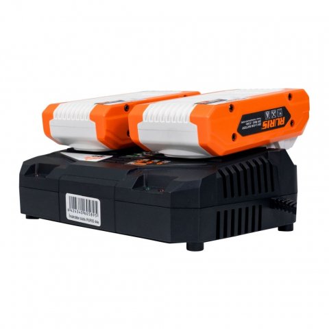 Kit 2 acumulatori + Încărcător dublu RURIS Alfa UP 4444e 20V, 2x4Ah [5]