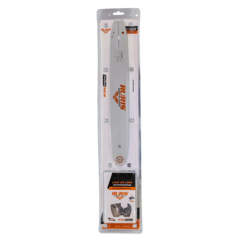 Curte, gradina, microferme - Pachet lama si lant drujba RURIS 33035 - sina 35 cm + lant 3/8 compatibil RURIS 192, RM420, DAC 318EL, DAC 401RS