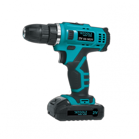Masini de gaurit si insurubat cu acumulator - Masina de gaurit insurubat cu accesorii 21V Li-Ion Detoolz DZ-SE211