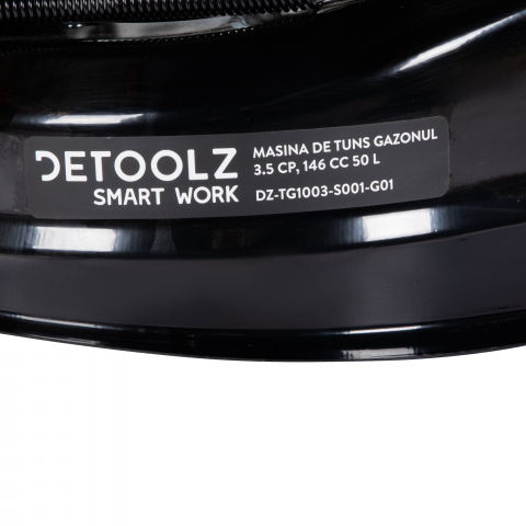 Masina de tuns gazon Detoolz DZ-TG1003-S001-G01, benzina, 146 CC, 50L, 46 cm [1]