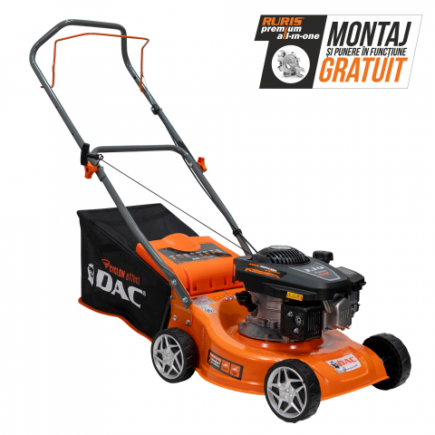 Masini de tuns gazon - Mașină de tuns gazon RURIS DAC 100XLS 3.3 CP, 40 cm