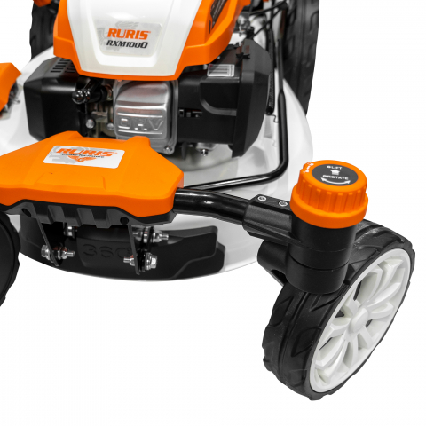 Mașină de tuns gazon RURIS RXM1000 3.9 CP, 51 cm, roti fata cu rotire 360 grade [5]
