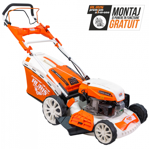 Masini de tuns gazon - Mașină de tuns gazon RURIS RX300S 3.5 CP, 46 cm, autopropulsie