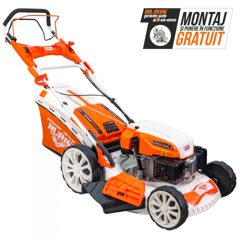 Masini de tuns gazon - Mașină de tuns gazon RURIS RX400S 5.7 CP, 51 cm, autopropulsie