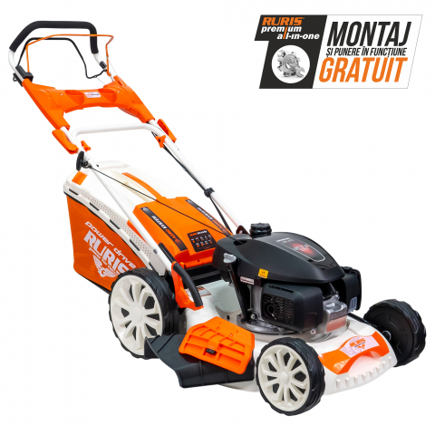 Masini de tuns gazon - Mașină de tuns gazon RURIS RX444S, motor HONDA 4.6 CP, 51 cm, autopropulsie